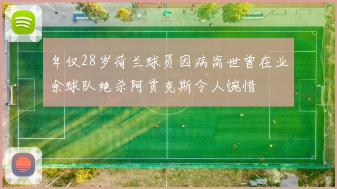 年仅28岁荷兰球员因病离世曾在业余球队绝杀阿贾克斯令人惋惜